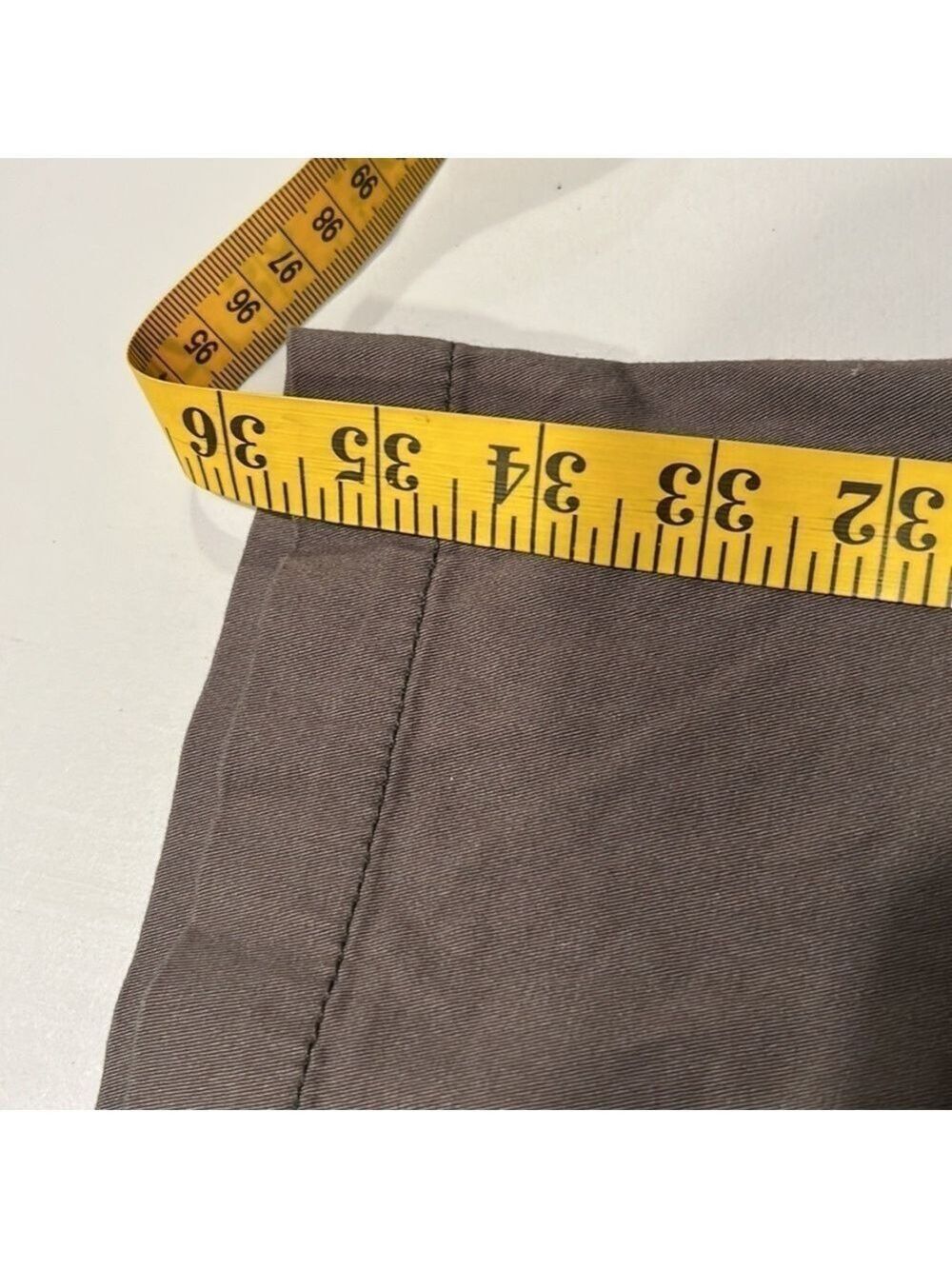 Violets & ROSES Olive Green Cropped Ankle Pants size 16 - Picture 7 of 11